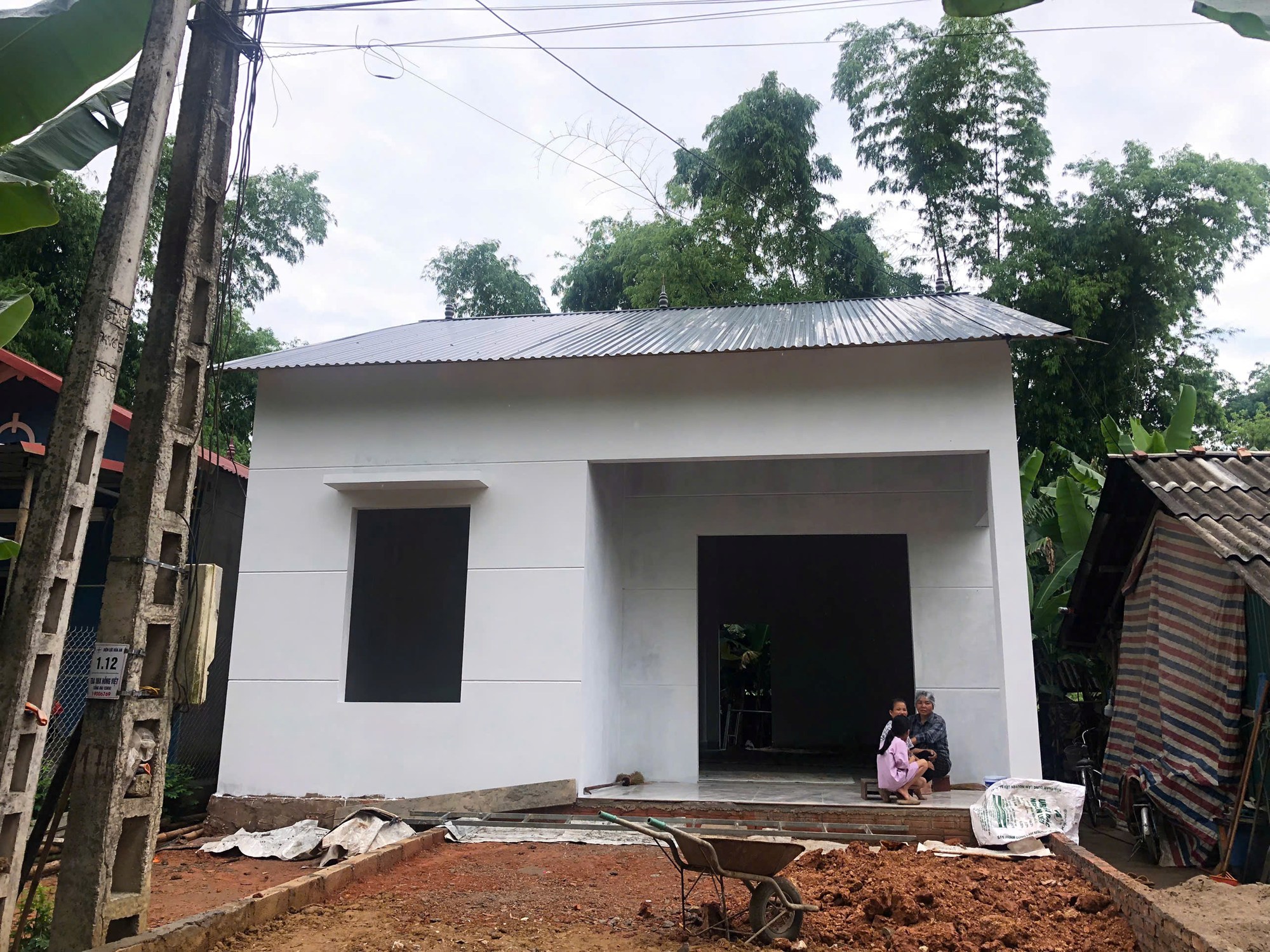 Nhà ông Đàm Bình Thuận sau khi xây mới